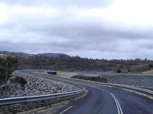 292 Lake Jindabyne dam wall (Small) Jindabyne and the Snowy Mountains -