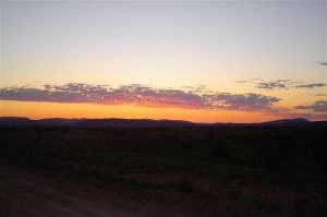 302. Night encroaches (Small) Flinders Ranges - Flinders Ranges