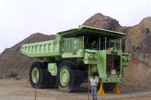 412. John dwarfed by the monster truck (Small) Flinders Ranges - Flinders Ranges