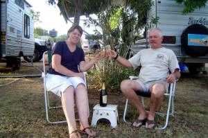 04 First night bubbly Longreach - Longreach
