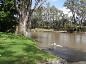 Albury - Canoe on the Murray River