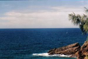 To infinity in a sailboat (and yes, there is a boat there!)