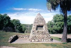 Captain Cook memorial cairn