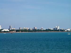 Darwin City skyline from East Point