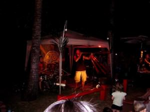 Entertainment at the markets