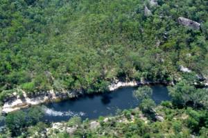 East Alligator River in Arnhem Land from the air