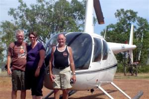 Back on the ground after our flight