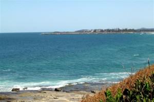 View from the Bluff of Yamba in the distance