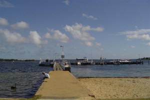 The jetty at Paynesville on Lake Victoria