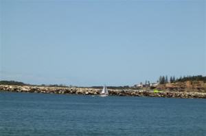 Sailboat on the Clarence River