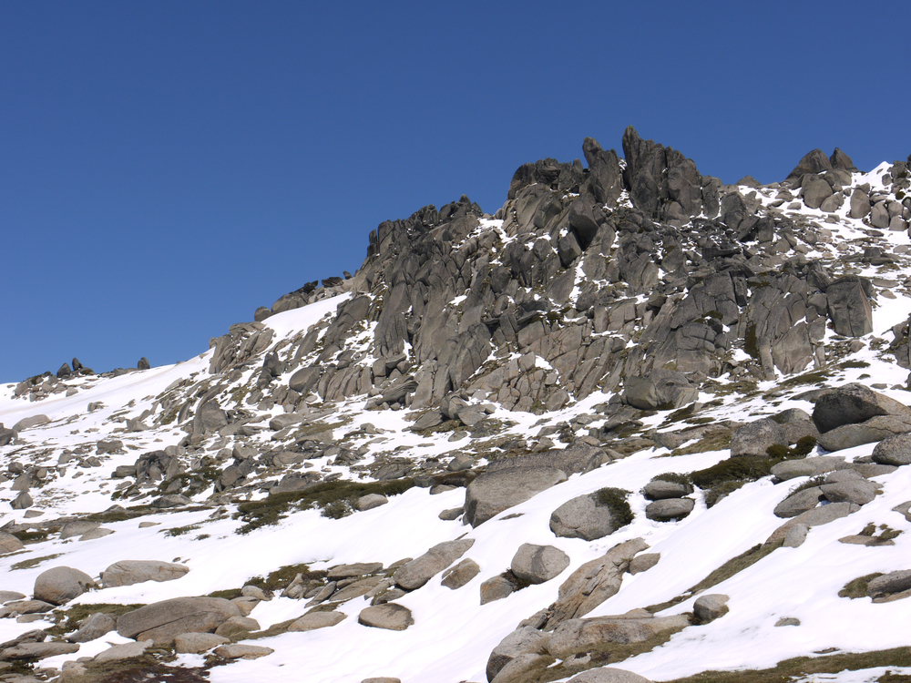 The,Snowy,Mountains,Above,The,Village,Thredbo,Near,Jindabyne,In