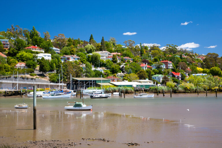 River,Tamar,Launceston,Tasmania,Australia,As,Seen,From,From,Kings